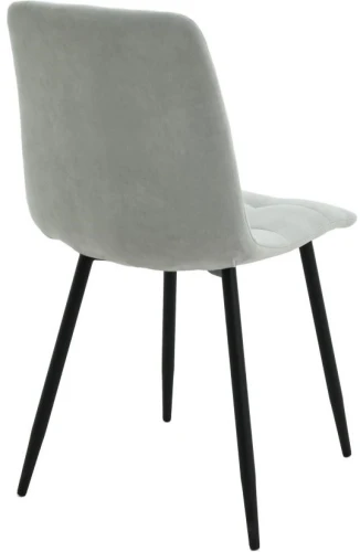 Стул «Чили», микровелюр Вивальди 06, каркас черный