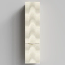 Пенал Эйфория 35 F2, пример RAL 1015 Светлая слоновая кость, матовая, подвесной, левый