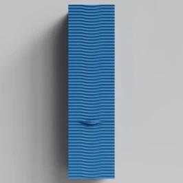 Пенал Эйфория 40 F2, пример RAL 5019 Капри синий, матовая, подвесной, левый