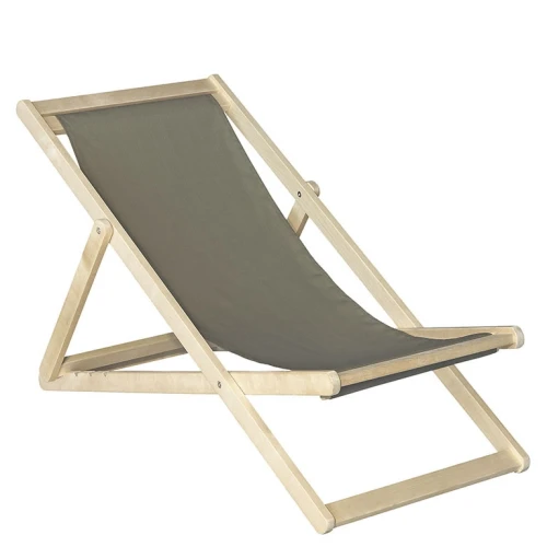 Шезлонг ткань светло-серый