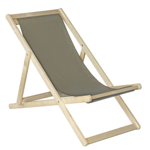 Шезлонг ткань светло-серый