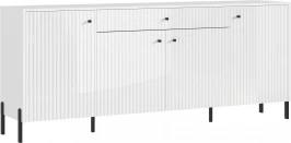 Комод Оливия (металл), Белый, Белый Глянец