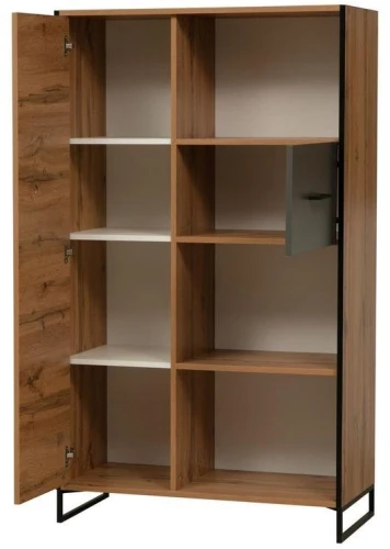 Стенка Доната 4 Дуб Вотан/Диамант серый