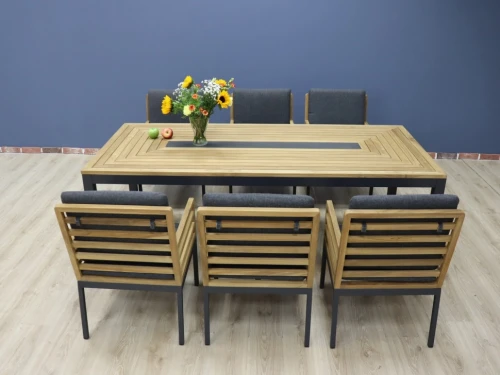 Обеденная группа EGMONT стол тик 220