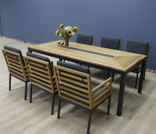 Обеденная группа EGMONT стол тик 220