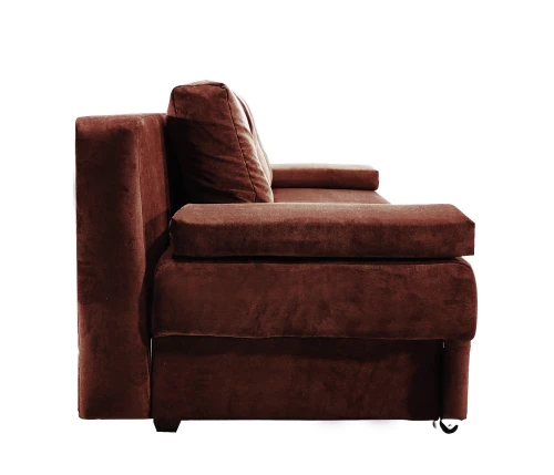 Диван-еврокнижка Амстердам мини люкс коричневый