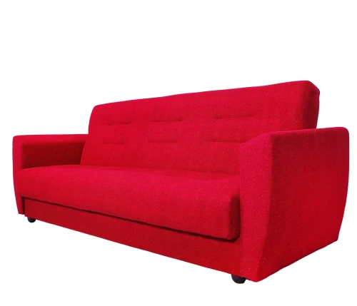 Диван Лира 140 красный ППУ