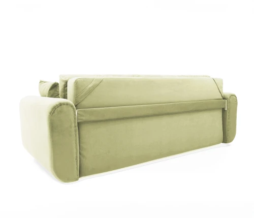 Диван еврокнижка Вега, велюр бежевый, 160