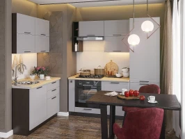 Модульная прямая кухня Глетчер-03 Гейнсборо Силк Модульная прямая кухня Глетчер-03 Гейнсборо Силк