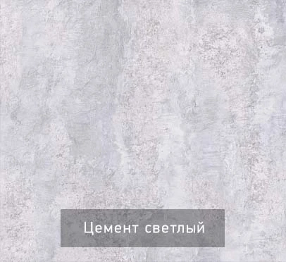 Тумба ТВ НЕКСТ - 1 Цемент светлый, Черный