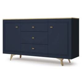 Комод Вега Сапфир 1500, темно-синий