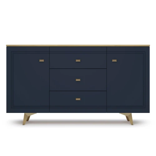 Комод Вега Сапфир 1500, темно-синий