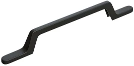 Ручка скоба мебельная СМ-9 Матовый черный 192*12*27