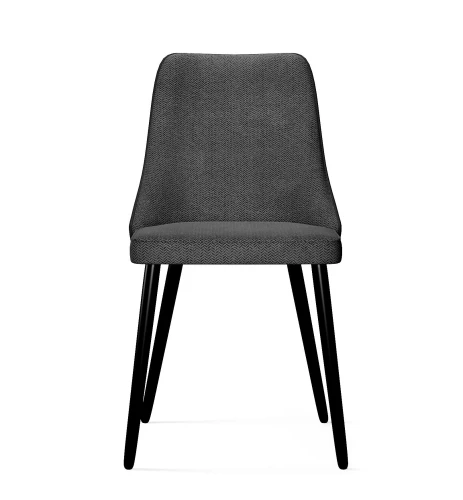 Стул DikLine 286 SB5/A3 серый, ножки черные