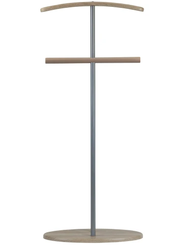 Вешалка костюмная Дэви 2 металлик/дуб сонома