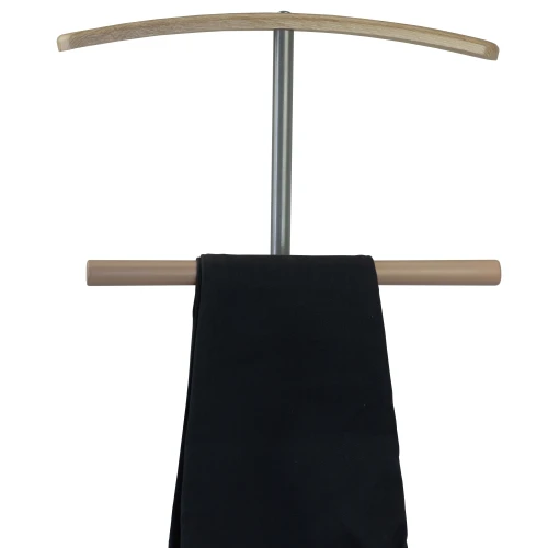 Вешалка костюмная Дэви 2 металлик/дуб сонома