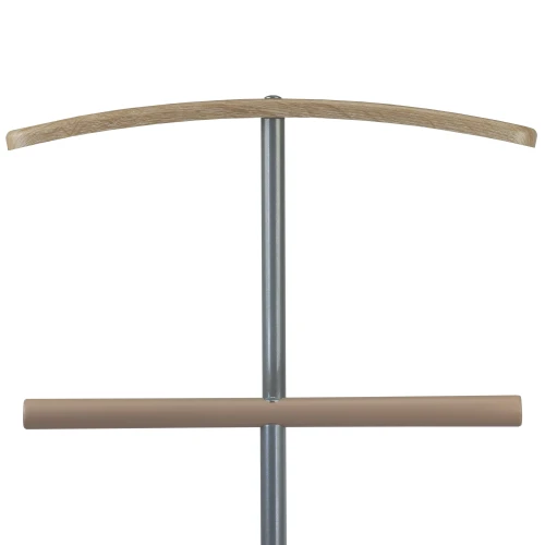 Вешалка костюмная Дэви 2 металлик/дуб сонома