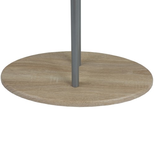 Вешалка костюмная Дэви 2 металлик/дуб сонома