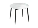 Стол Uni-Form-R.2B SBlack/White Gloss Marble Стол Uni-Form-R.2B SBlack/White Gloss Marble