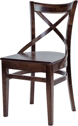 Стул Соло Венский, Жёсткий, Темный орех