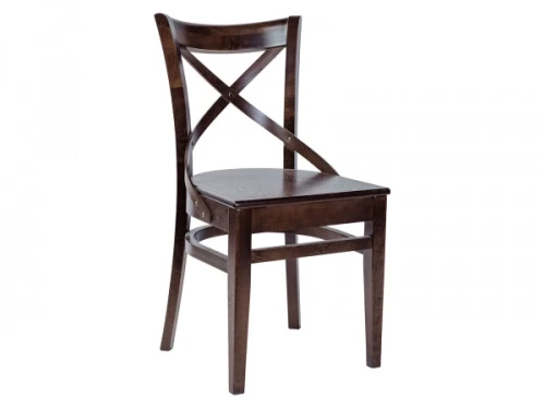 Стул Соло Венский, Жёсткий, Темный орех