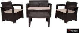 Комплект мебели Rattan Comfort 4, венге