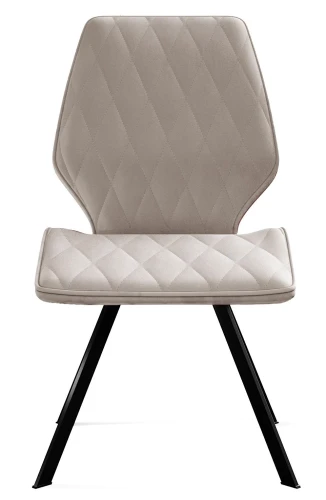 Стул DikLine 243 B03 BEIGE поворотный/ ножки черные