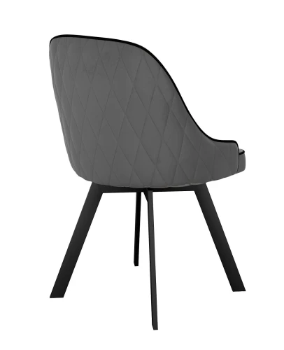 Стул DikLine 266M поворотный, E31 серый, ножки черные