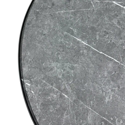 Стол журнальный МеталлАрт М011 БОЛЬШОЙ черный мрамор/черный