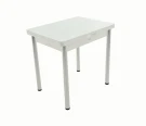 Стол Бари мини, Стекло, Белый Стол Бари мини, Стекло, Белый