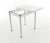 Стол Бари мини, Стекло, Белый
