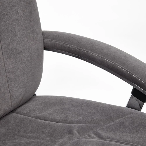 Кресло SOFTY LUX  флок , серый, 29