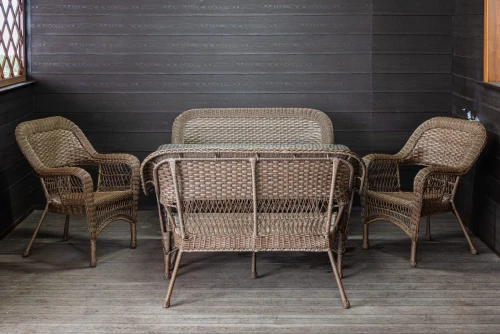 Обеденный комплект из искусственного ротанга Мэдисон(Madison) Family set без подушек