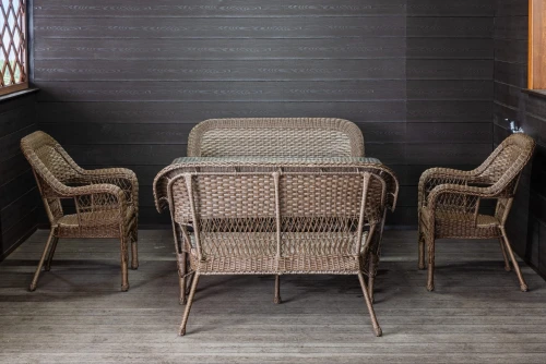 Обеденный комплект из искусственного ротанга Мэдисон(Madison) Family set без подушек