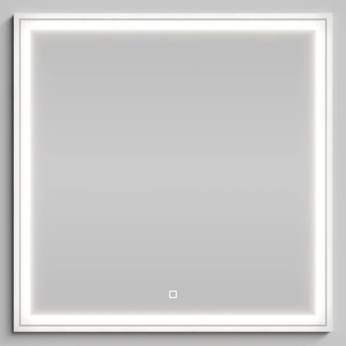 Зеркало Лайт 80, Белый камень ПВХ 57805