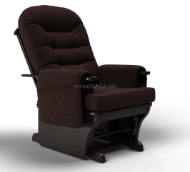 Кресло-маятник «Тревел» Ткань мебельная  -  Chocolate