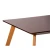 T-14 Стол обеденный КОРИЧНЕВЫЙ 120*80 см, столешница МДФ, основание бук