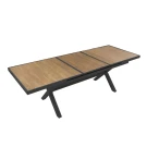 Алюминиевый стол ПОЛИВУД ТРАНСФОРМЕР «POLYWOOD TRANSFORMER» 180-240×90 см цвет тик Алюминиевый стол ПОЛИВУД ТРАНСФОРМЕР «POLYWOOD TRANSFORMER» 180-240×90 см цвет тик