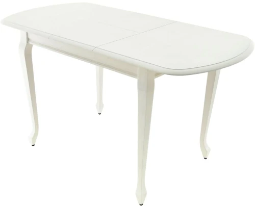 Обеденная группа (Стол Прага и 4 стула Соло Венский жесткий), эмаль белая