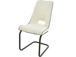 Стул «Эльзас» Батлер 08/Нитро блэк, каркас хром