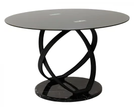 Стол обеденный Ореон F-1206, 122х122х76 см, черный