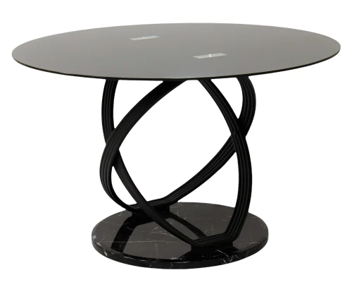 Стол обеденный Ореон F-1206, 122х122х76 см, черный