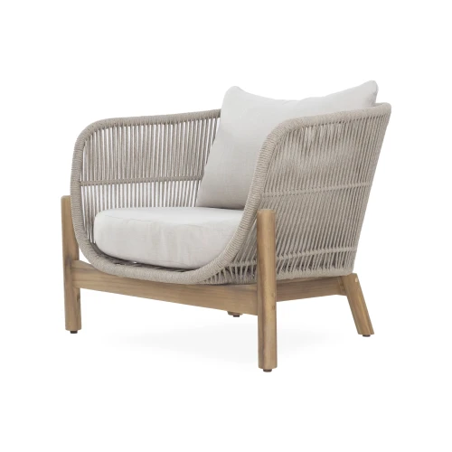 Набор мебели Риччи  арт.GS053 серый, серый 2 уп. (стол+2кресла, диван, серый, подушки серые) "Garden story"