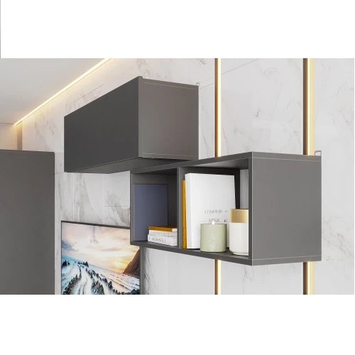 Гостиная Денвер, графит. Комплект