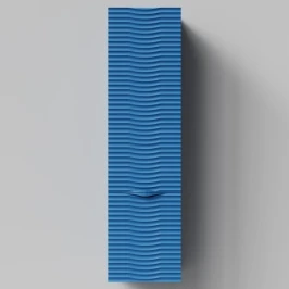 Пенал Эйфория 40 F2, пример RAL 5019 Капри синий, матовая, подвесной, правый