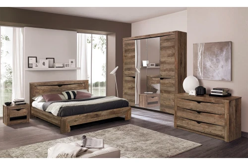 Кровать с настилом Лючия 33.08-02 (1600), Кейптаун, Венге