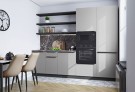 Кухонный гарнитур Фьюжн-21 Silky Light Grey Graphite