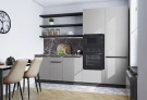 Кухонный гарнитур Фьюжн-21 Silky Light Grey Graphite