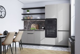 Кухонный гарнитур Фьюжн-21 Silky Light Grey Graphite