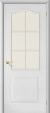 Межкомнатная дверь финиш флекс BRAVO Палитра Л-23 (Белый) Хрусталик